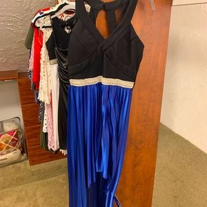 High Low Blue Dress